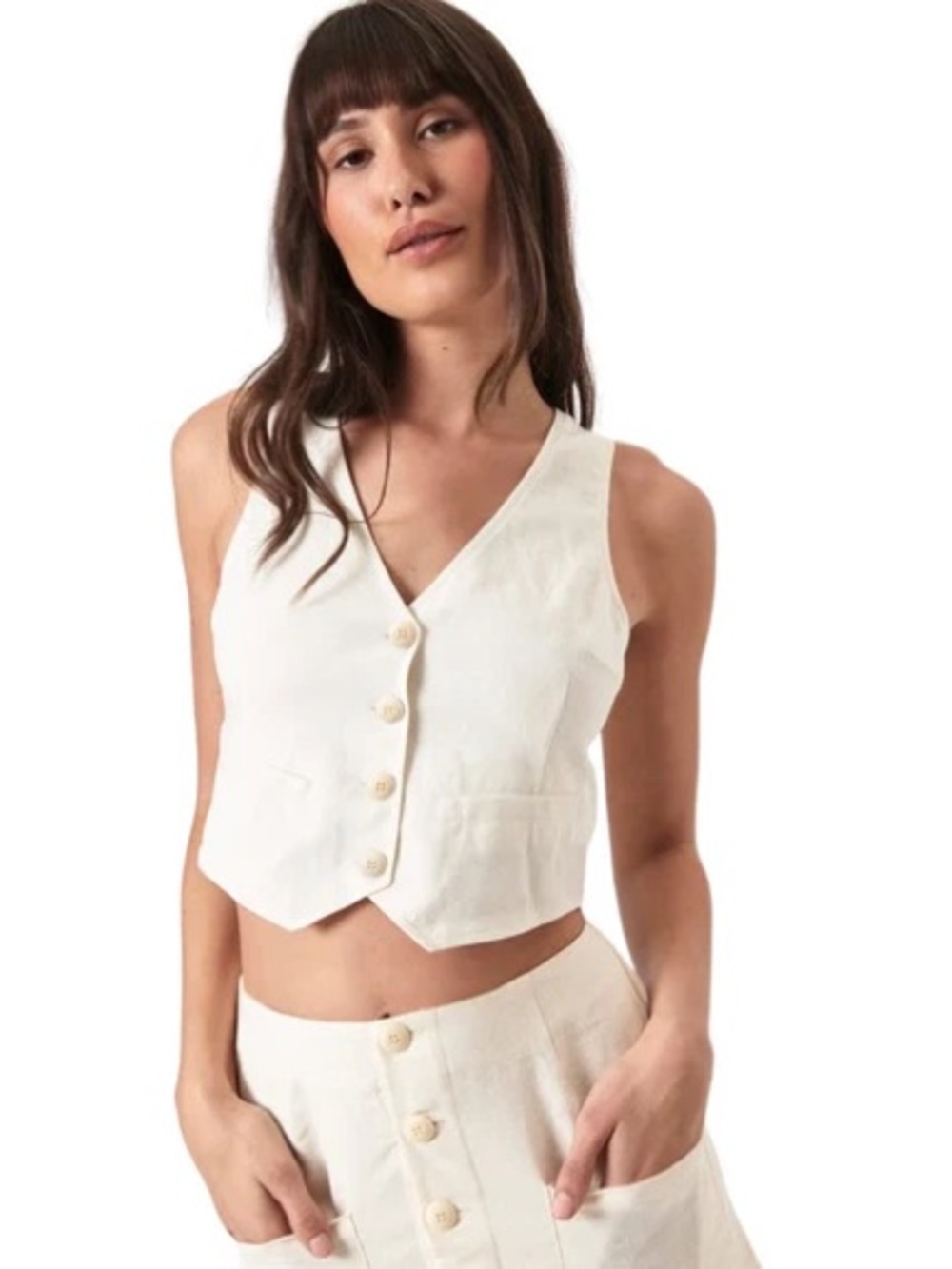 Rolla’s Dallas Linen Vest